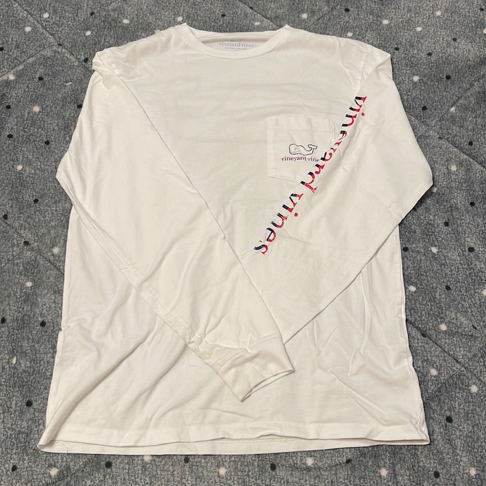 Vineyard Vines Whale Long Pocket Tee